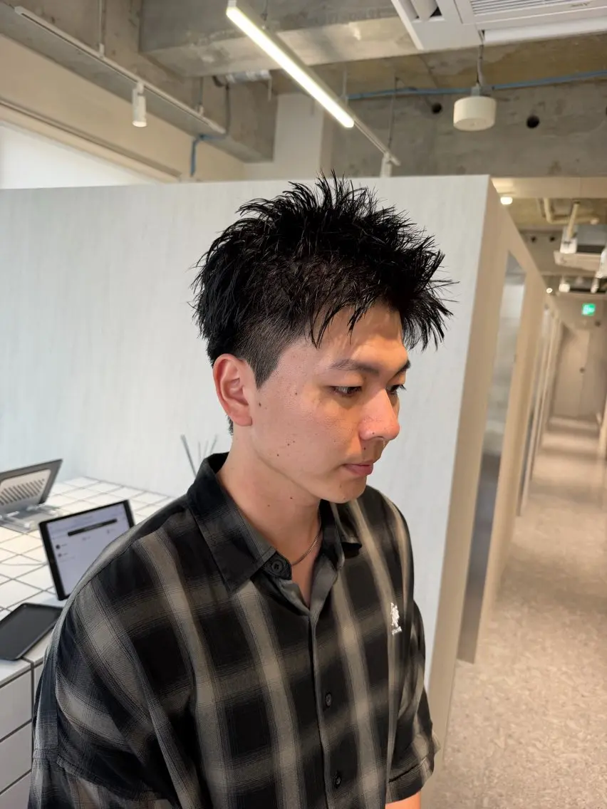 ショート メンズ カット 個室サロンKAITO メンズ特化美容師のヘアスタイル
