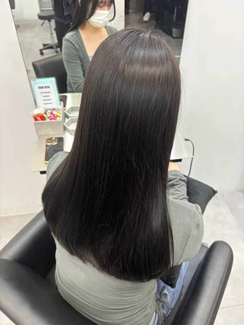 ロング カラー 透明感カラー Core Haruのヘアスタイル