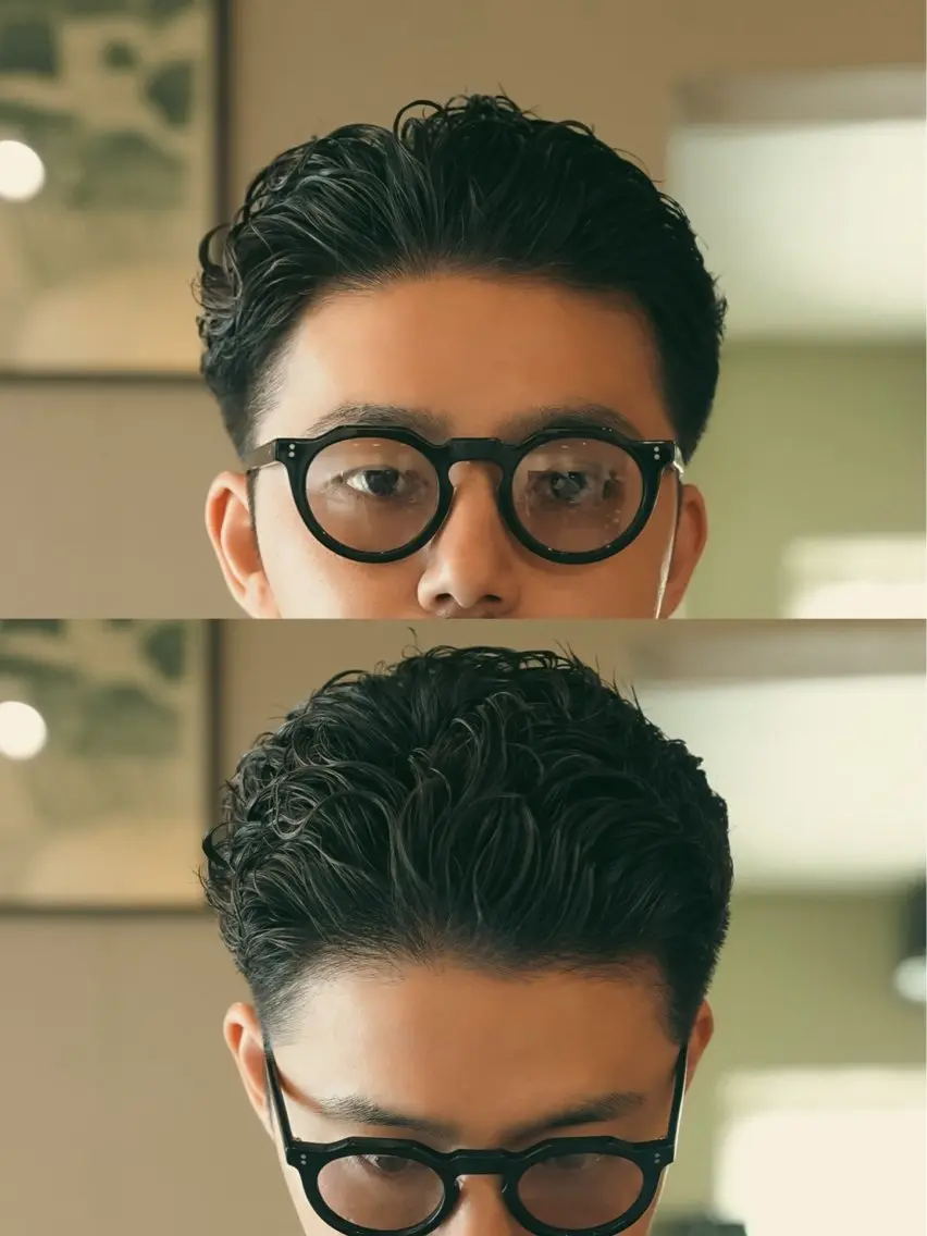 メンズ カット パーマ 20代 オトナヘア いしだ りょうのヘアスタイル