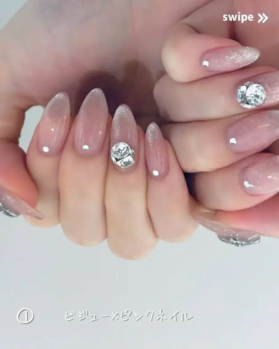 ネイル ハンドネイル OCEAN nail パラジェル　取扱い店のネイルデザイン