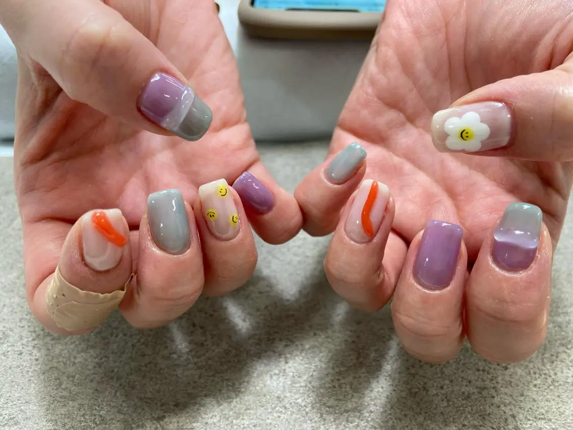 ネイル アートネイル ぷっくりネイル MAXKELLY natsuのネイルデザイン