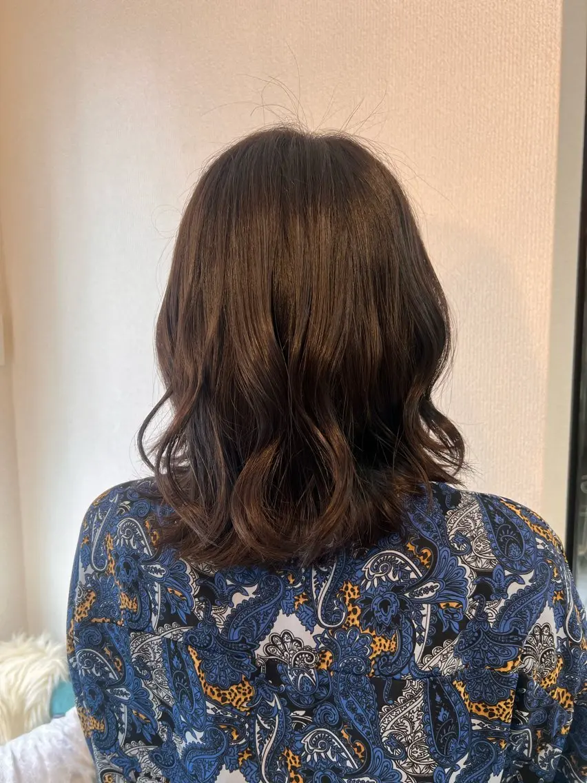 ミディアム ヘアアレンジ ヘアセット ヘアセット ヘッドスパ/河西未来のヘアスタイル