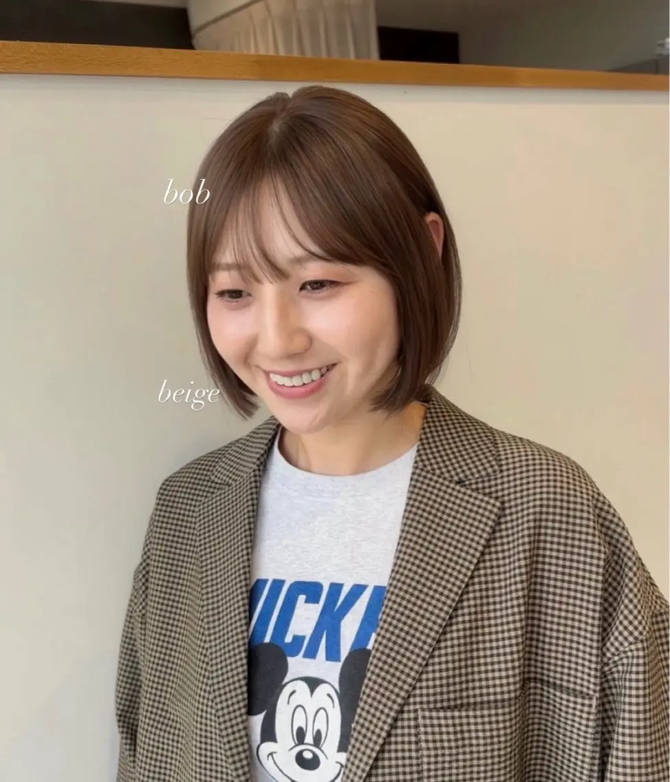 ショート ボブ 双子美容師‪‪❤︎‬ MIKU/前橋/高崎のヘアスタイル