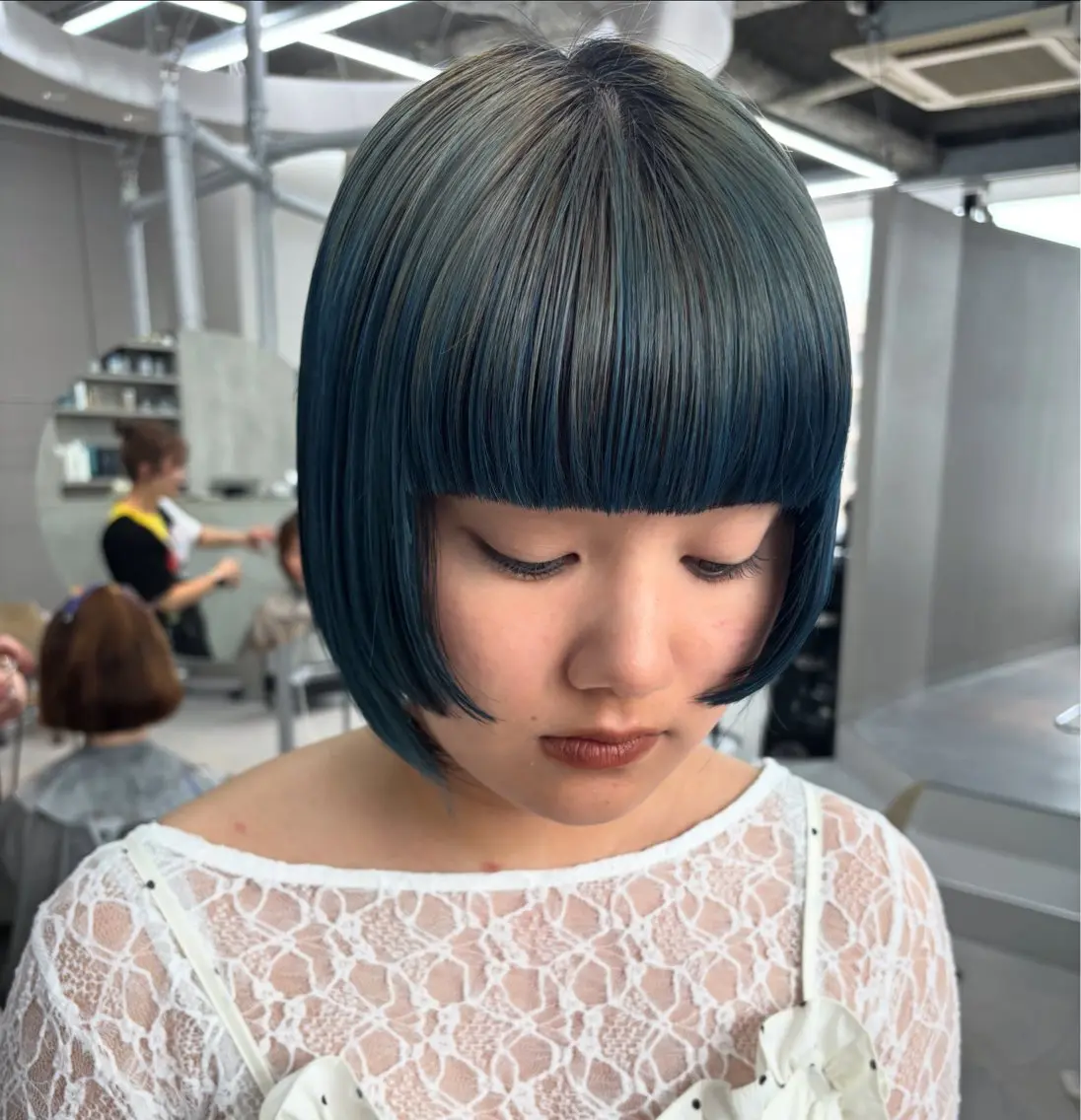 ショート 姫カット kurune fuyuのヘアスタイル