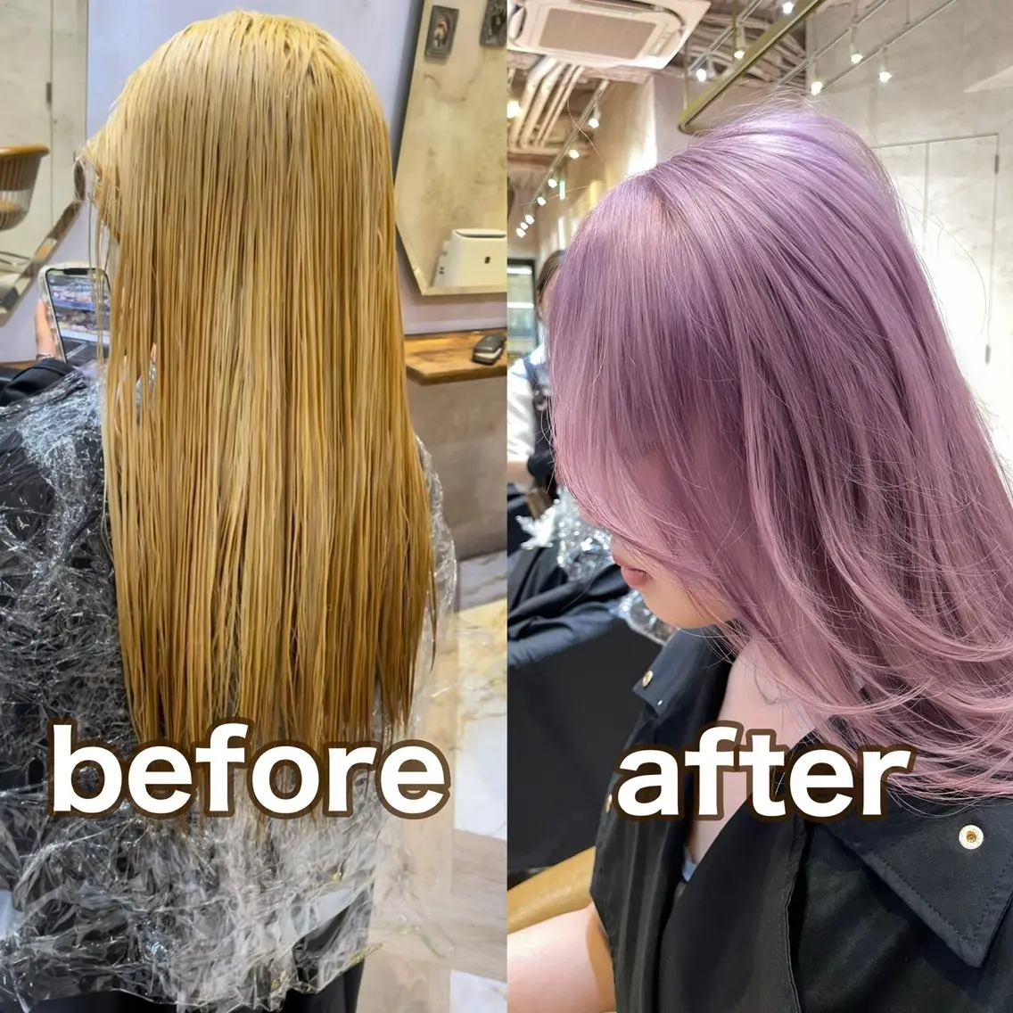 ロング カラー ブリーチなし 透明感カラー/艶髪のヘアスタイル