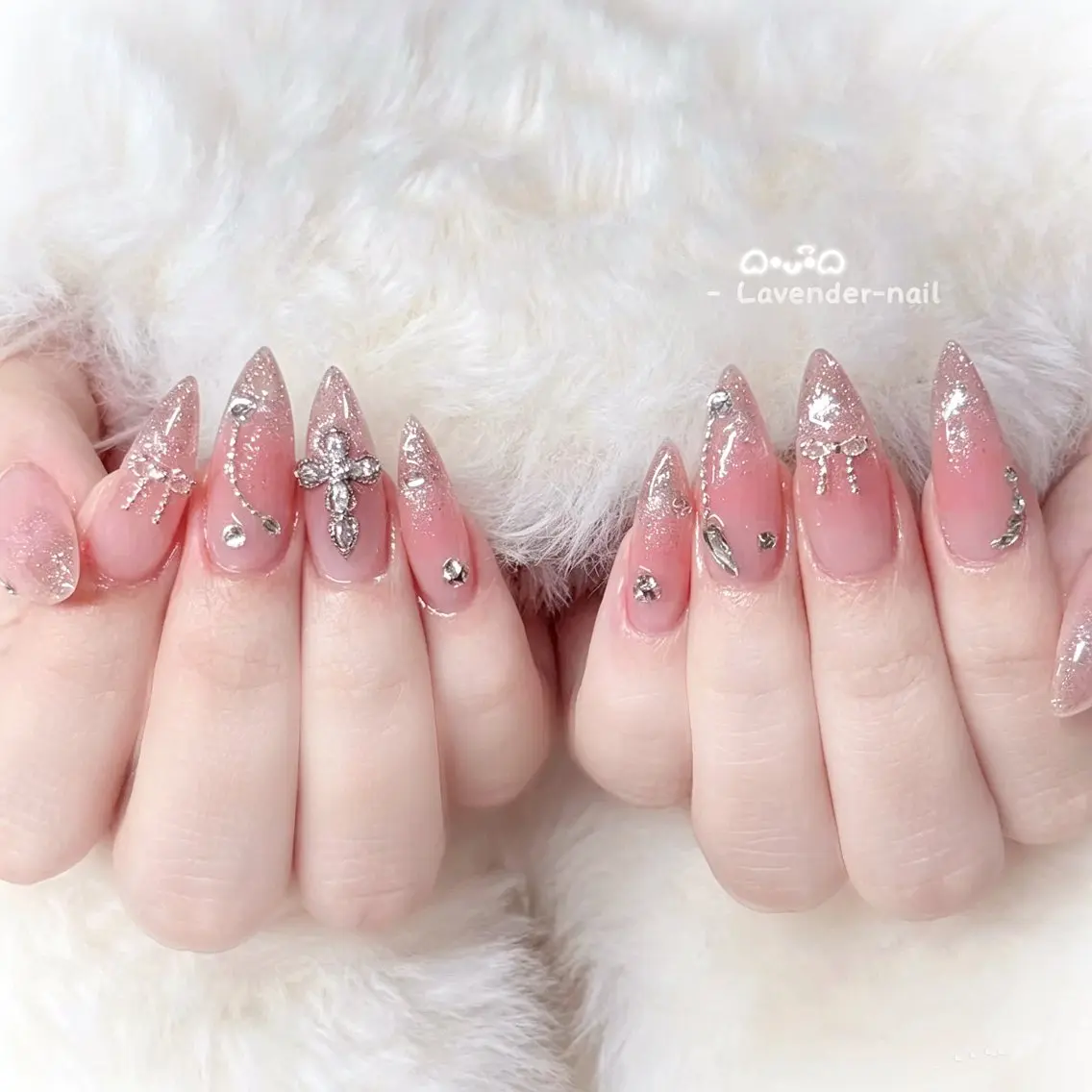 ネイル ハンドネイル Lavender nail·中島公園のネイルデザイン