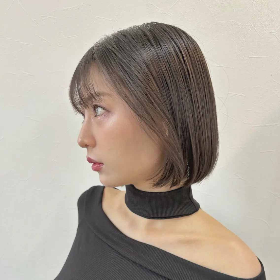 ミディアム カラー カット 小顔似合わせカット ┊︎*AYANO*のヘアスタイル