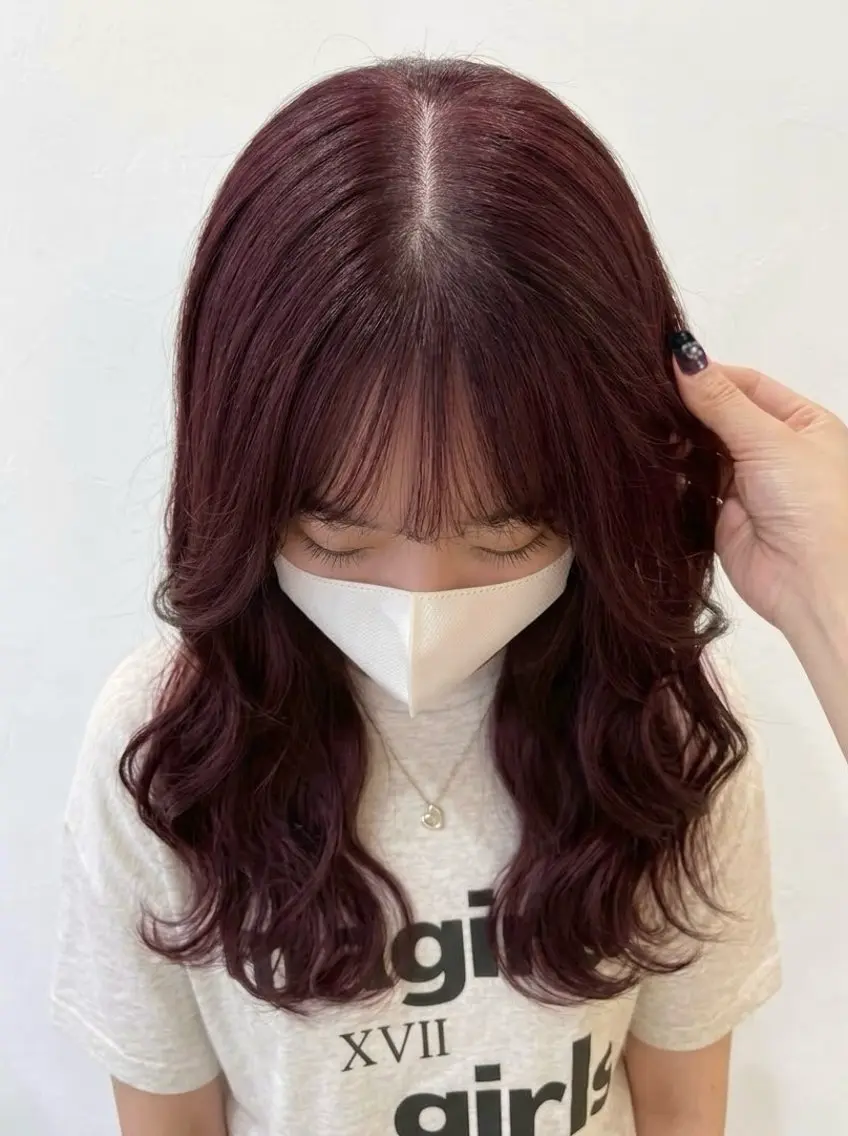 ロング カラー 艶感暖色カラー🥀/ レイヤー / れいかのヘアスタイル