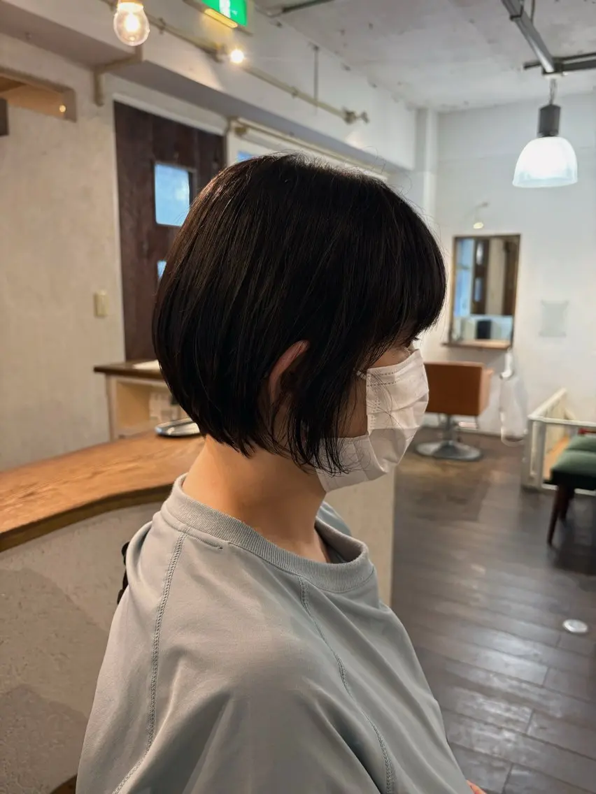 ショート ボブ 似合わせカット 中宗 哲平のヘアスタイル