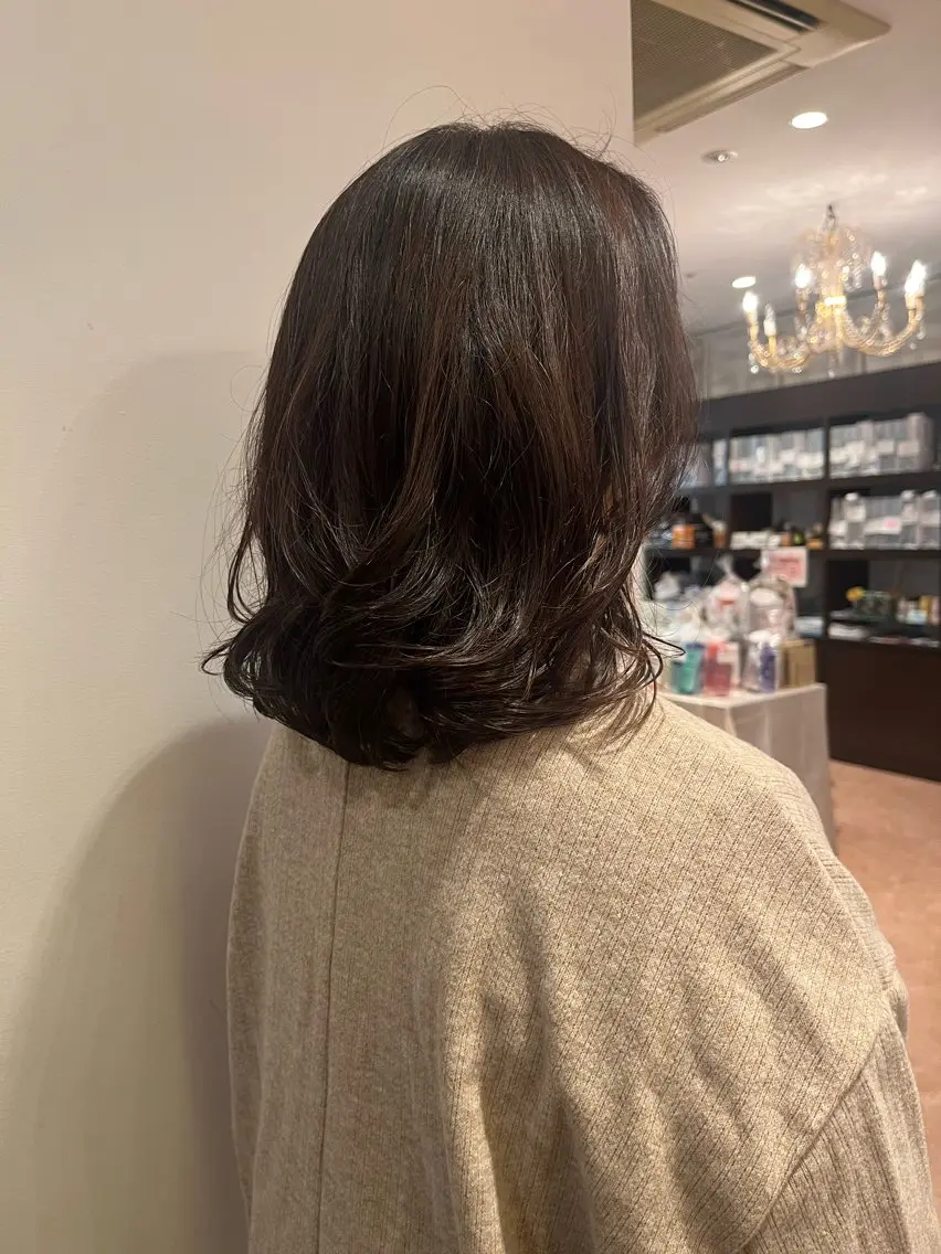 ロング パーマ 韓国ヘア🇰🇷 fuminaのヘアスタイル