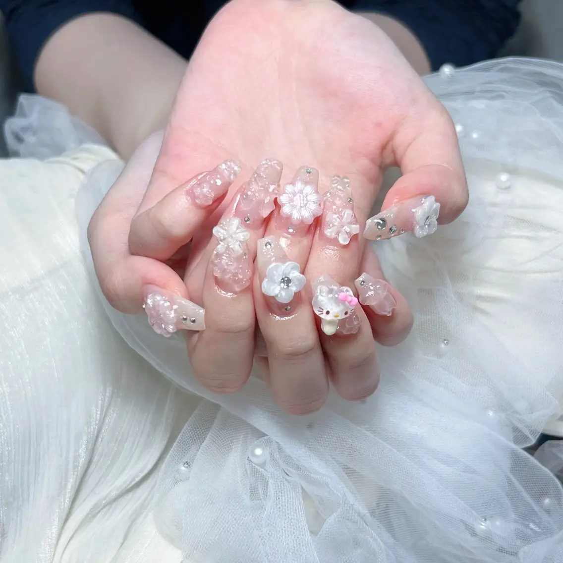 ネイル ハンドネイル 🧸yuki🍯 パラジェル取扱店🐝のネイルデザイン