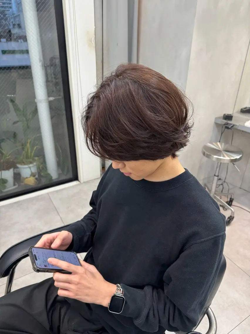 カラー ブラウンカラー 清瀧 巧人のヘアスタイル