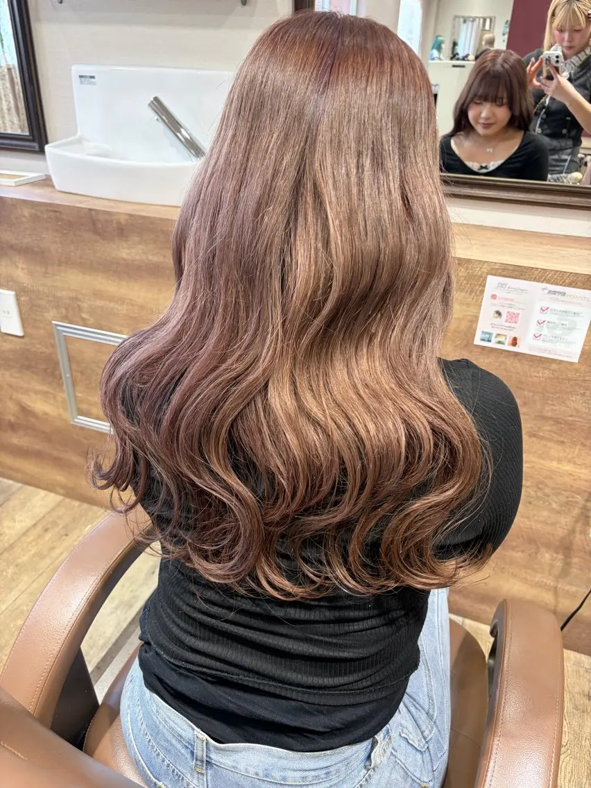 ロング カラー ボブ&寒色🎐ᩚ 短髪 COCOROのヘアスタイル