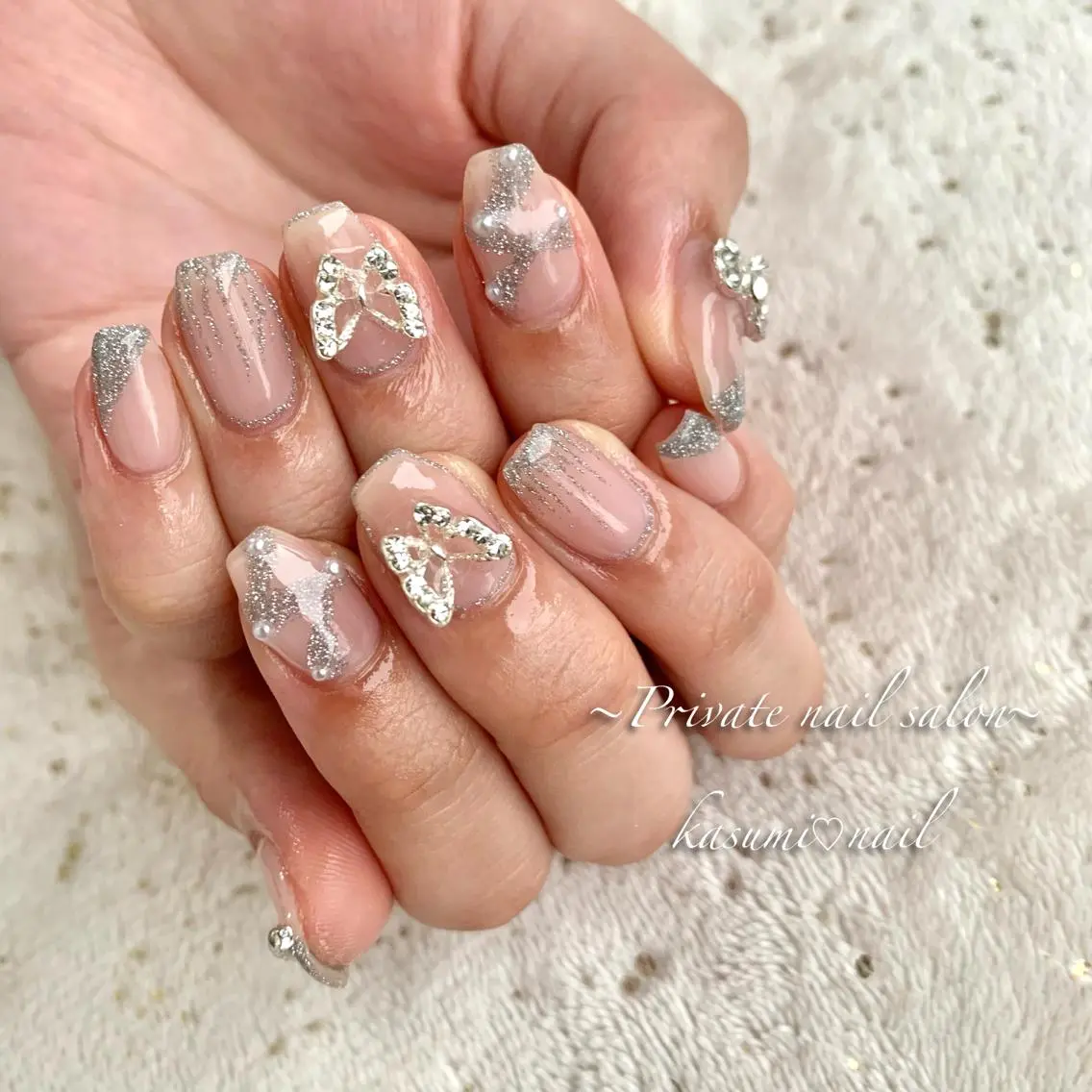 ネイル ニュアンスネイル 春ネイル KASUMI♡ Nailのネイルデザイン