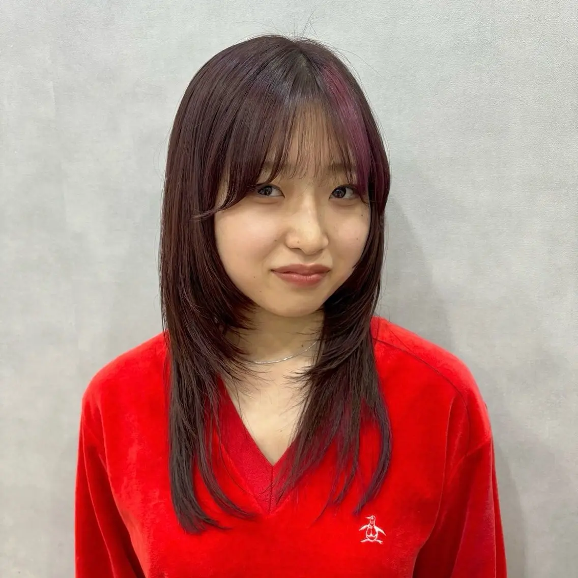 ロング ハッシュカット 似合わせカット🌼 やまかわ まなみ🌼のヘアスタイル