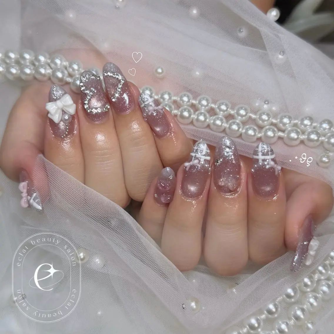 ネイル ハンドネイル eclat Kaedeのネイルデザイン