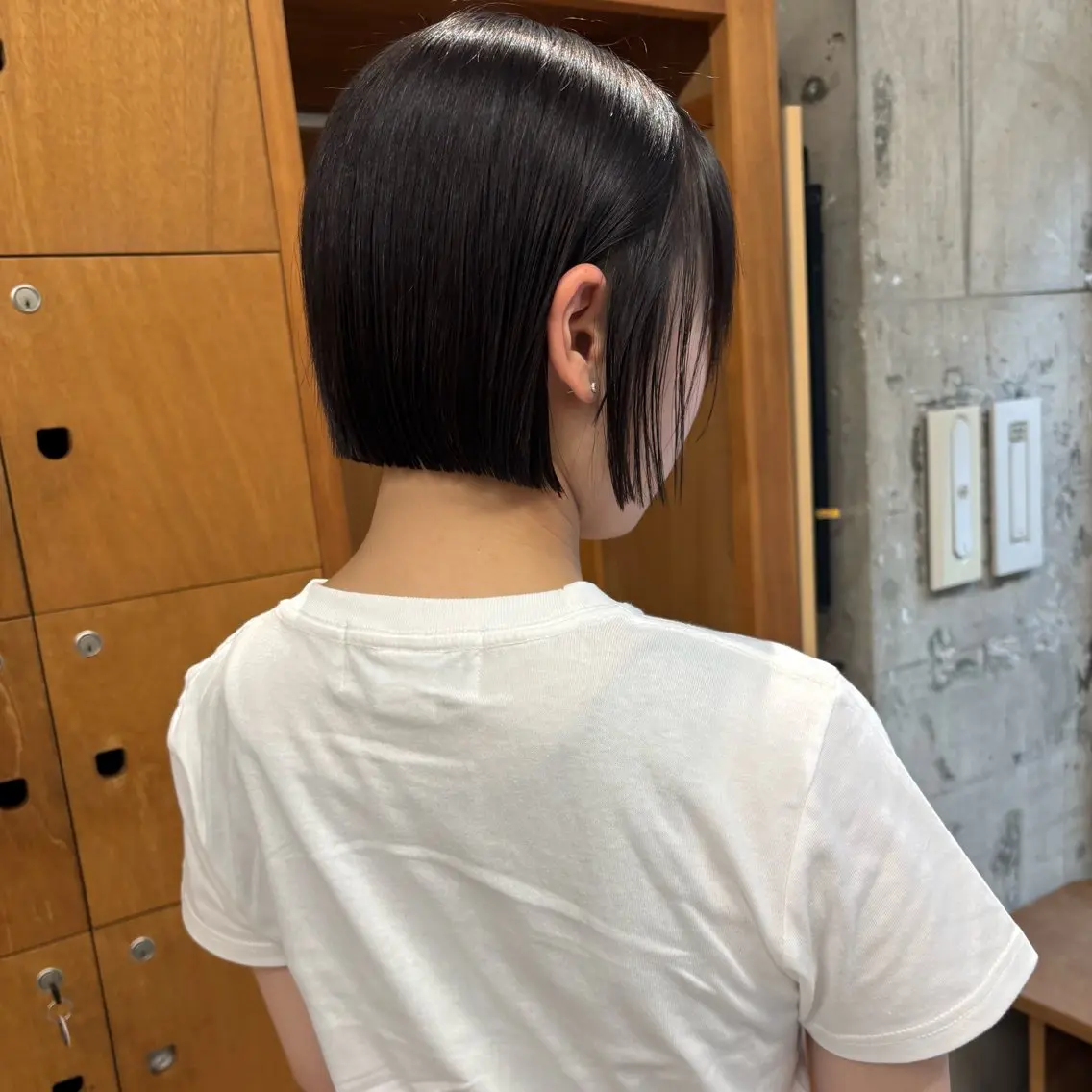 ミディアム カット トリートメント ヘッドスパ 瑠己杏 :ボブ/ ハイトーンのヘアスタイル