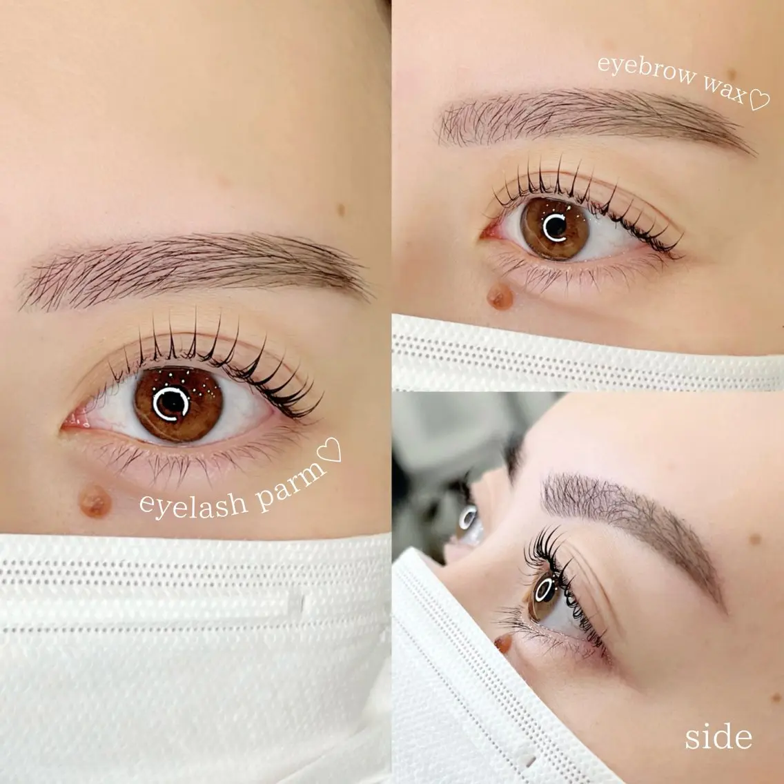 人気No.1★《Setがお得》束感まつげパーマ×美眉アイブロウスタイリング(wax+眉カット+メイク)🌼の写真