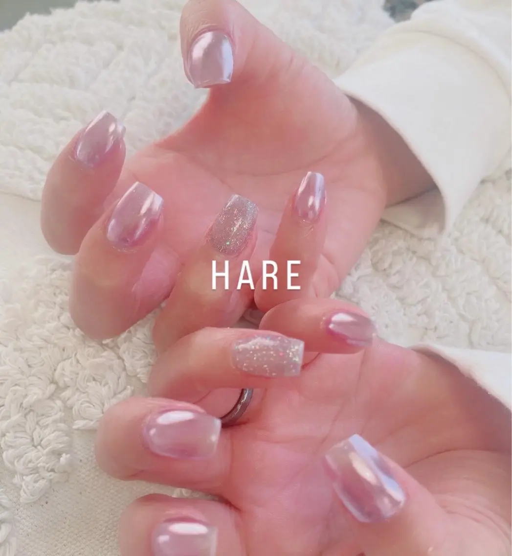 【オフ込み】ミラーネイル✨ 2色まで対応OK🙆‍♀️の写真