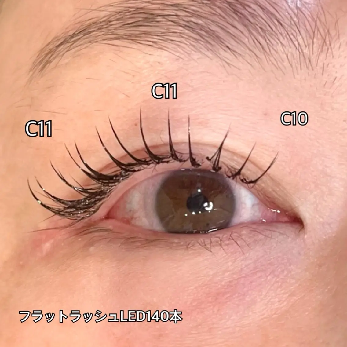 マツエク・マツパ フラットラッシュ EYELA __MIKUのマツエク・マツパデザイン