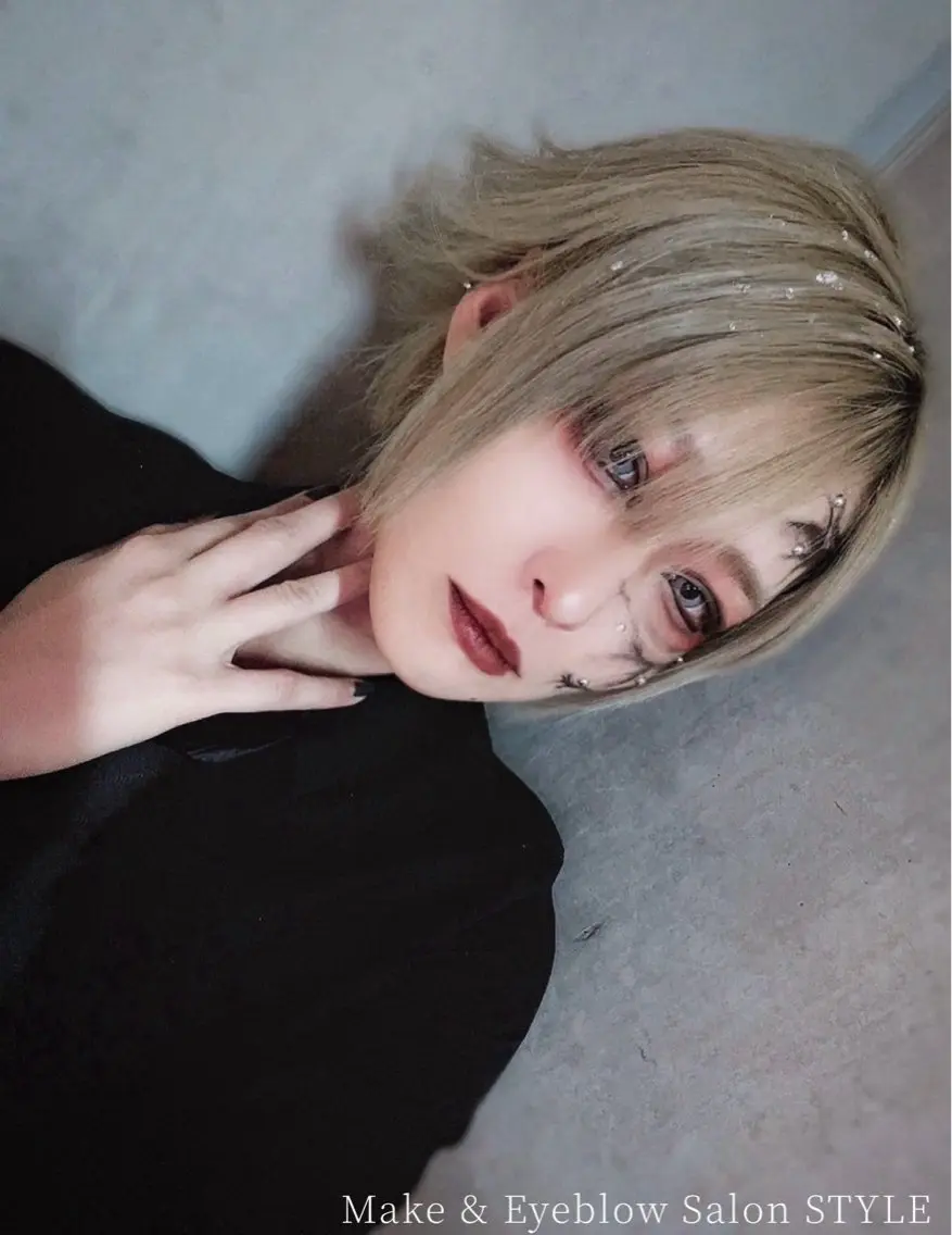 【ミニモ限定価格】V系•メンズKPOP・アイドル•舞台•ステージなどフルヘアメイクの写真