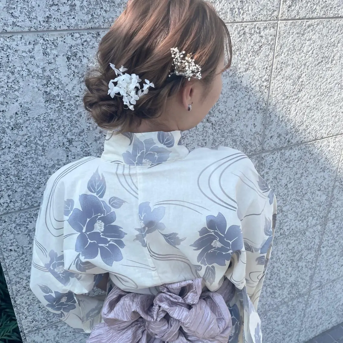 ミディアム 浴衣 韓国モテhair🍑 momoのヘアスタイル