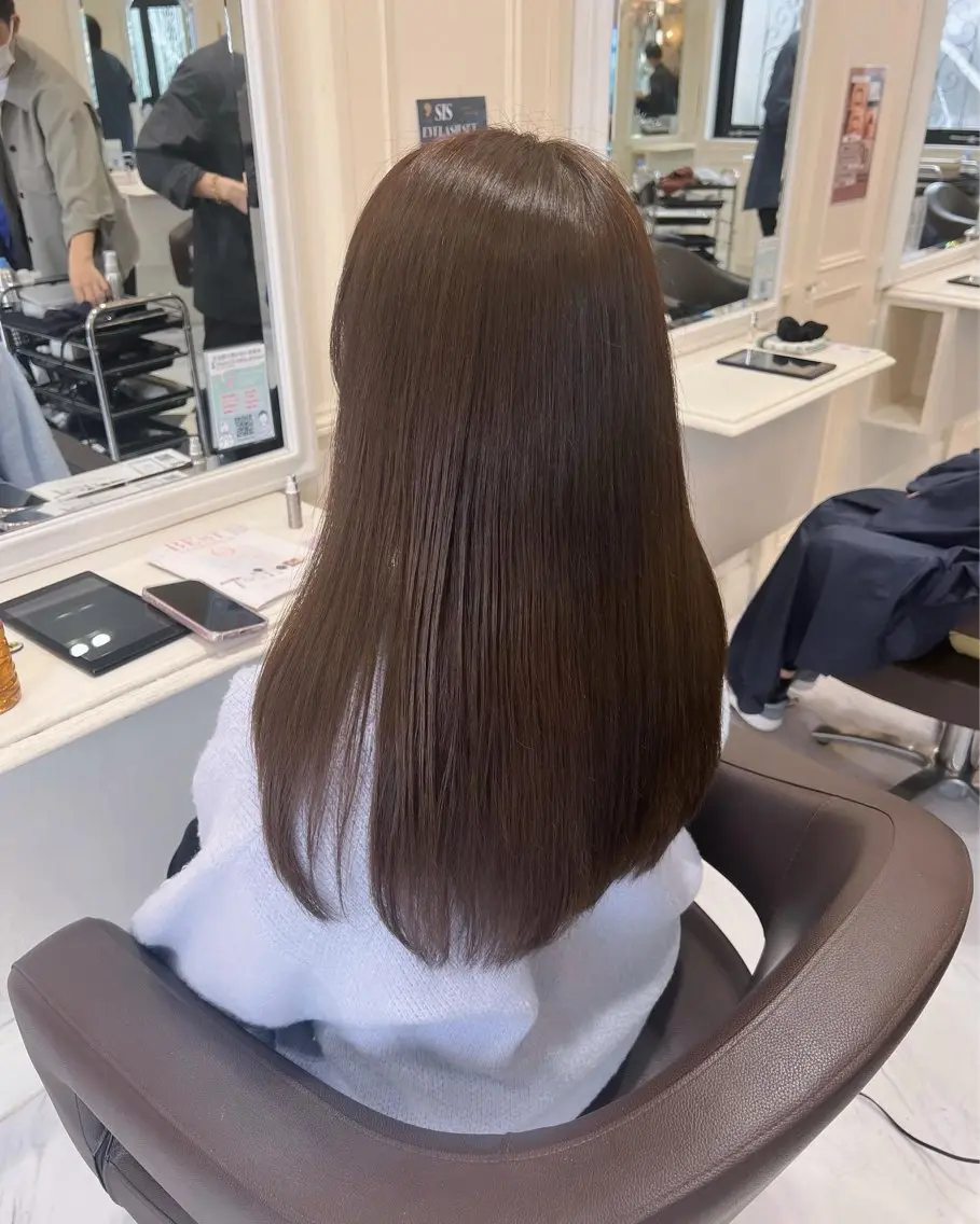【人気No.１】似合わせカット＋艶カラー＋水素トリートメント🫧の写真