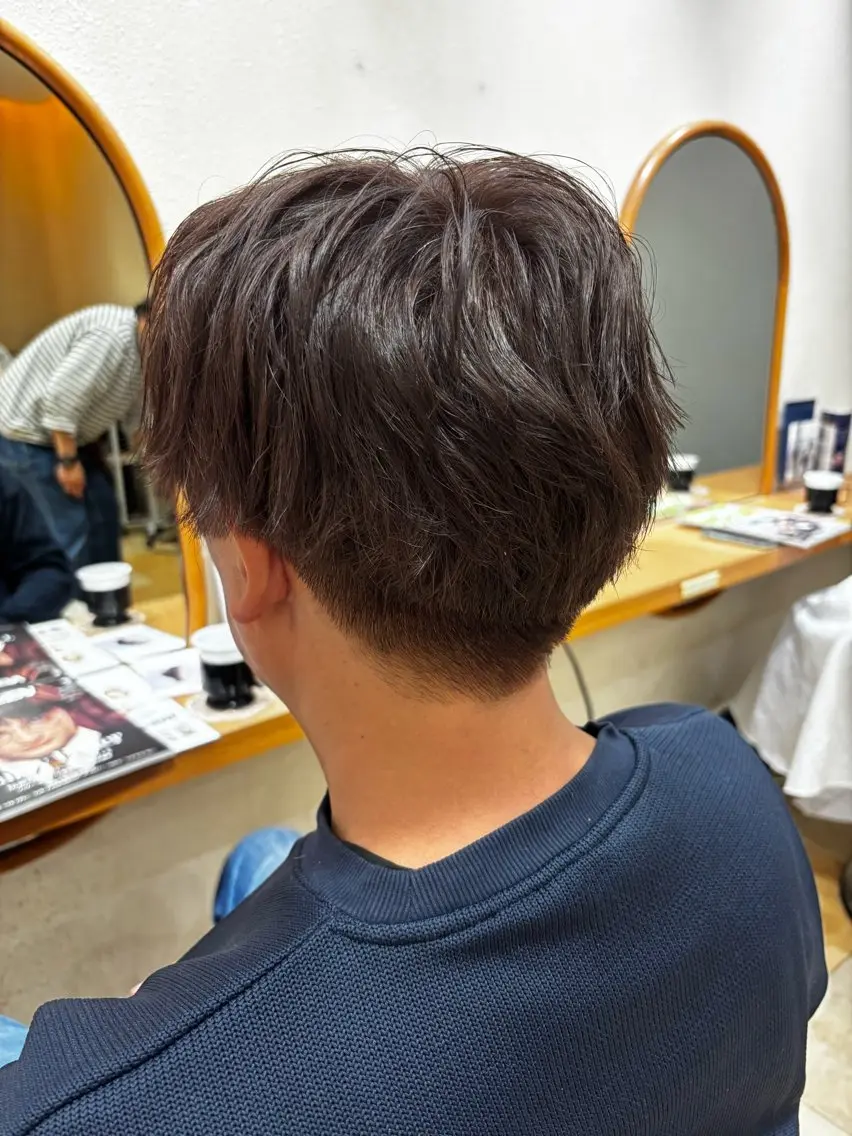 メンズ 刈り上げ カット ヘアカラー 工藤 榛透のヘアスタイル