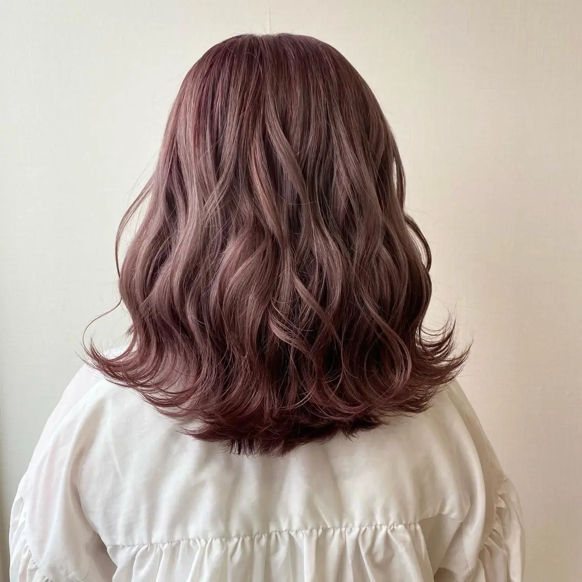 ミディアム カラー ヘアアレンジ 🪽髪質改善縮毛矯正 🤍MIU🤍のヘアスタイル