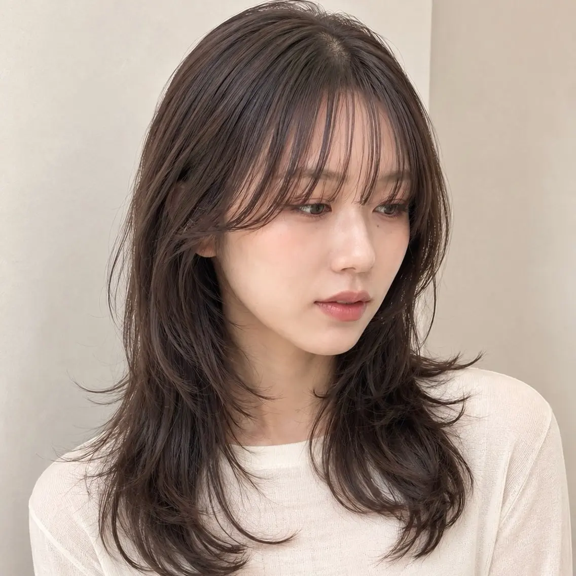 セミロング カラー HAREru. モデル募集【戸塚】のヘアスタイル