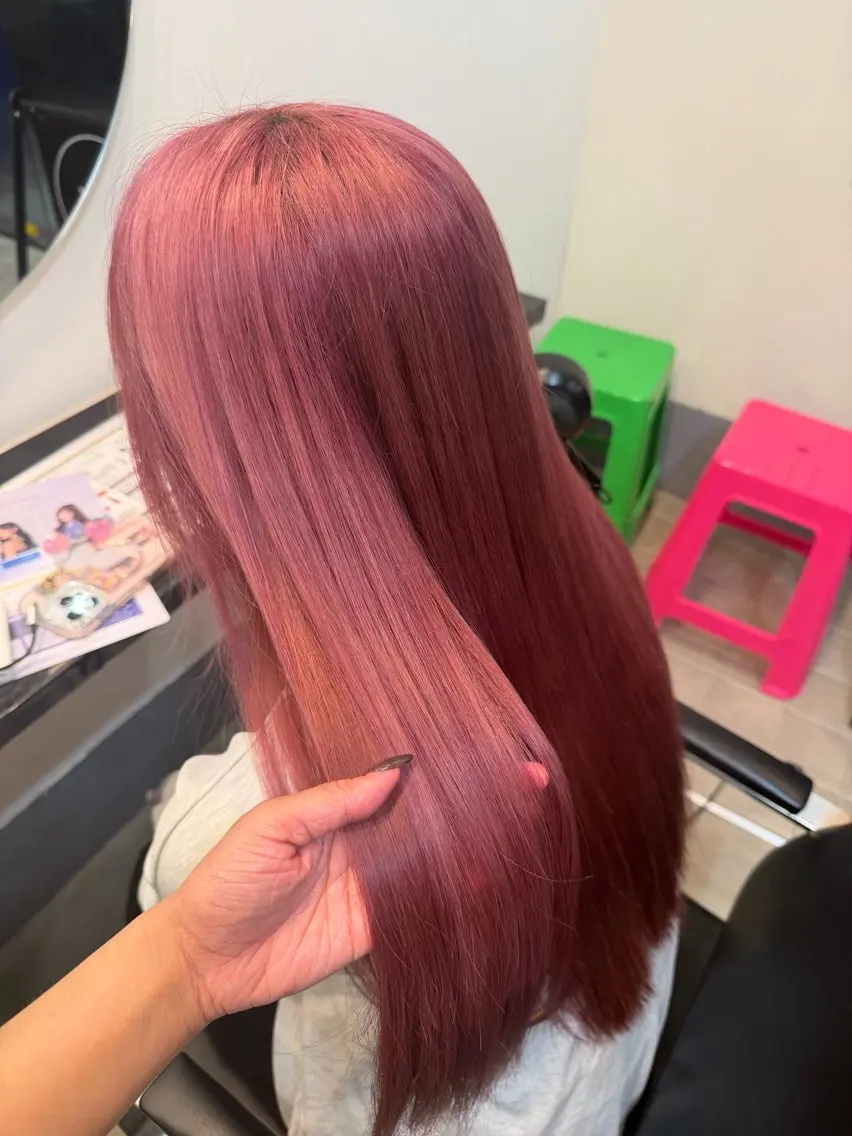 🌟ケアブリーチリタッチ+うる艶カラー⭐️の写真