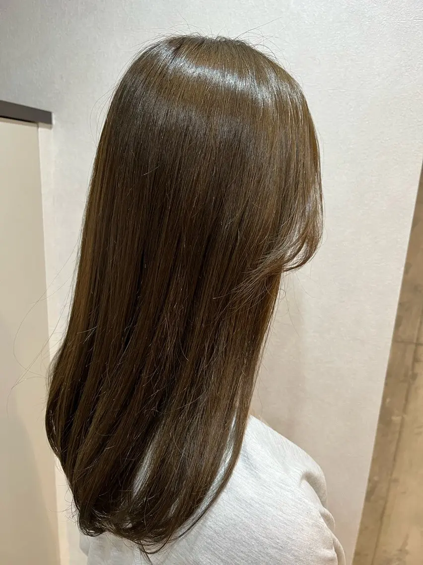 似合わせカット+ダメージレスカラー+TOKIO5stepトリートメントの写真