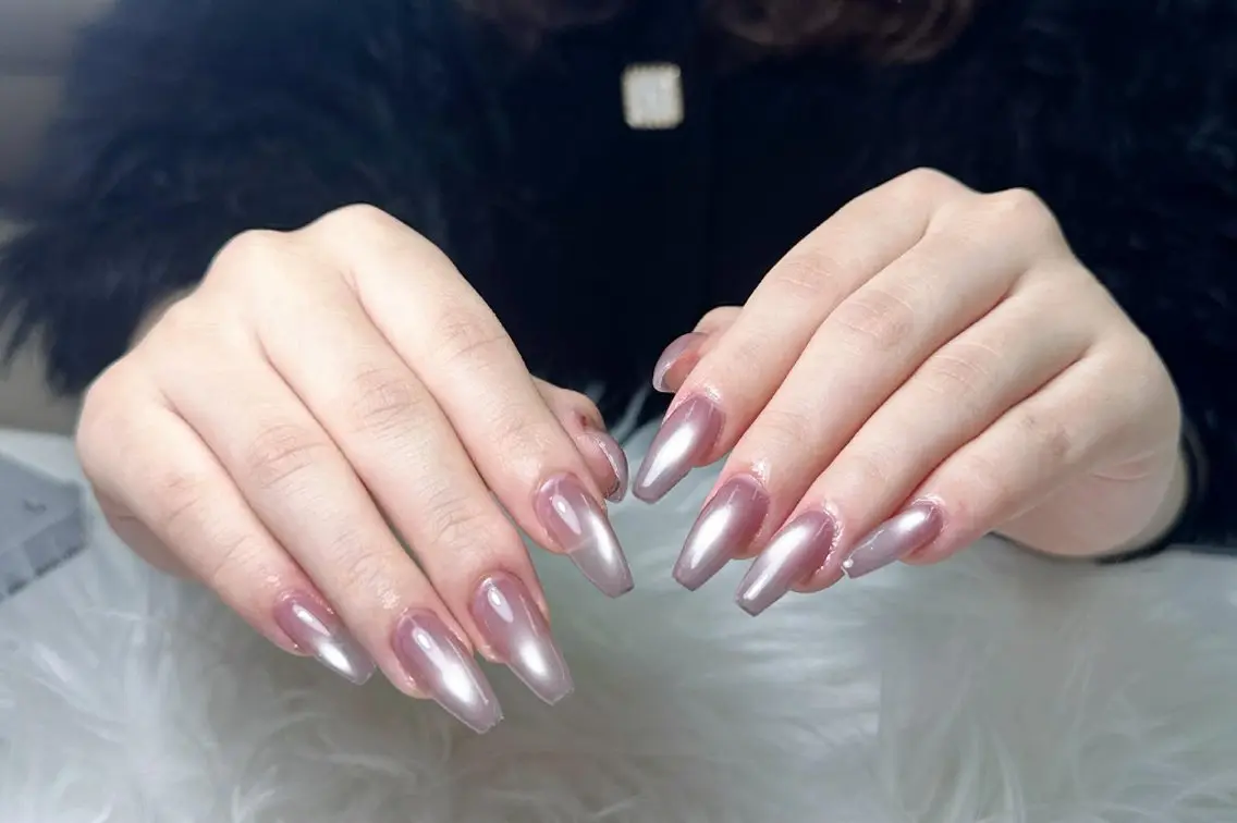 ネイル フットネイル ジェルネイル 韓国ネイル マグネットネイル 持ち込み ハンドネイル King Nail Hanaのネイルデザイン