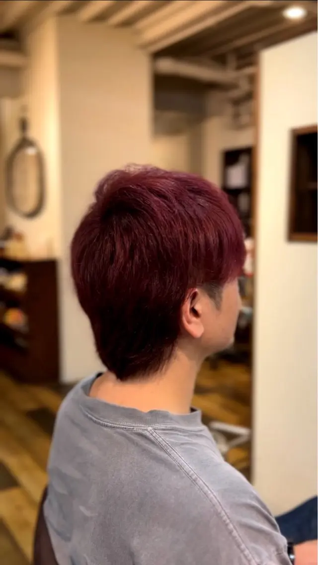 〖 💈高発色カラー+似合わせカット💈 〗※メンズ限定の写真