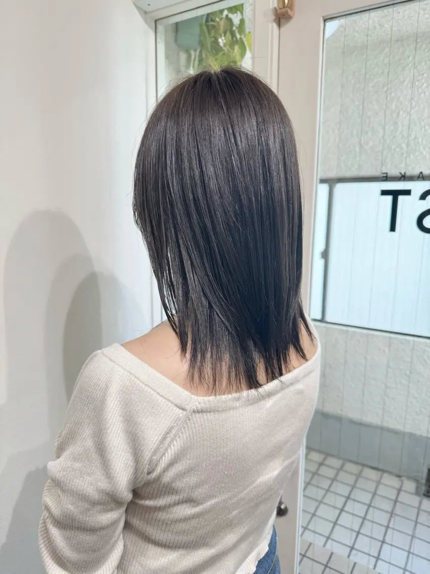 ミディアム カラー コトミ【メンズ】 【曲がる縮毛矯正】のヘアスタイル