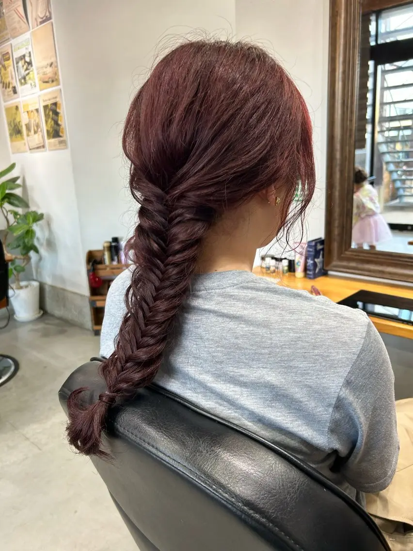 ロング ハイトーン特化⭐️ 飯田大樹のヘアスタイル