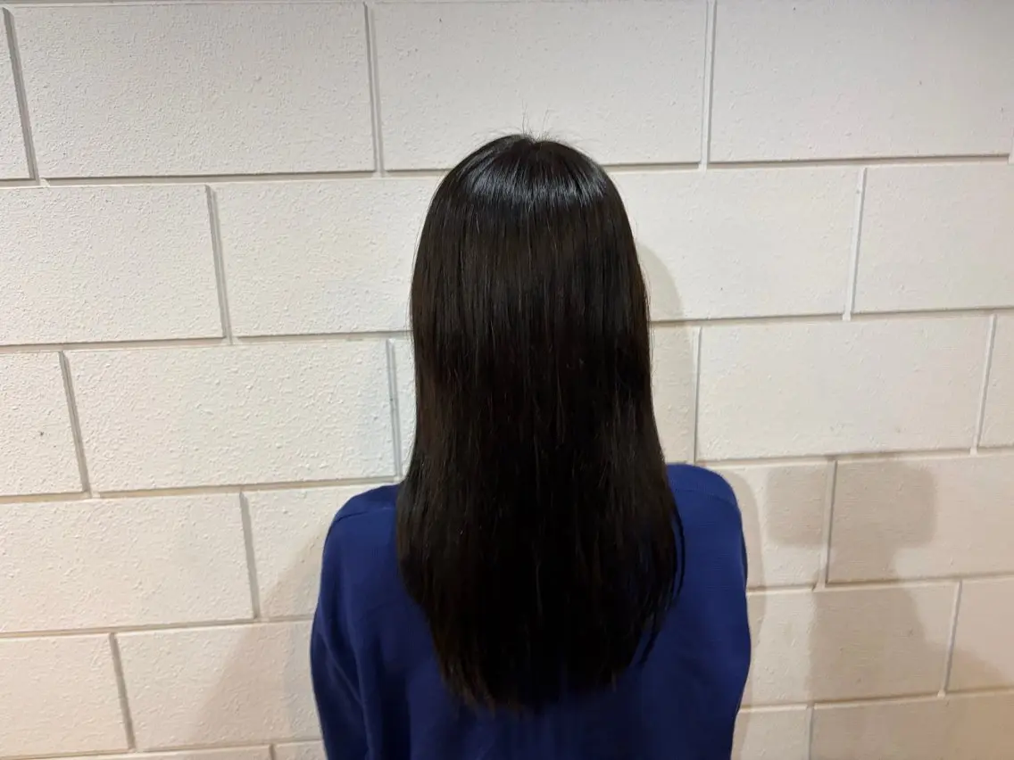 ロング カラー 透明感カラー 土屋 梓咲のヘアスタイル