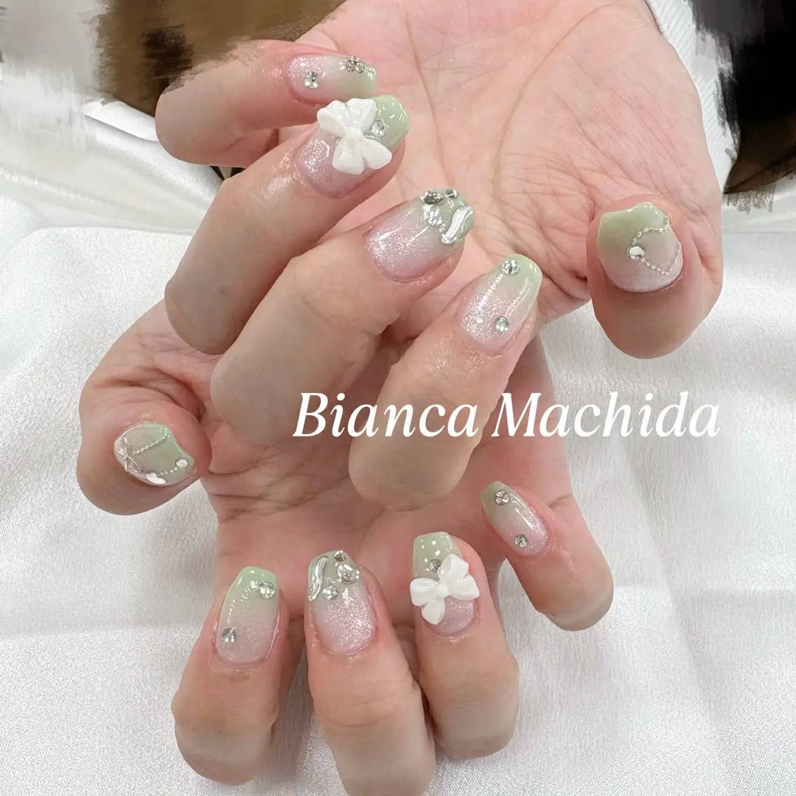ネイル ハンドネイル Bianca 🌟 yanagihasiのネイルデザイン