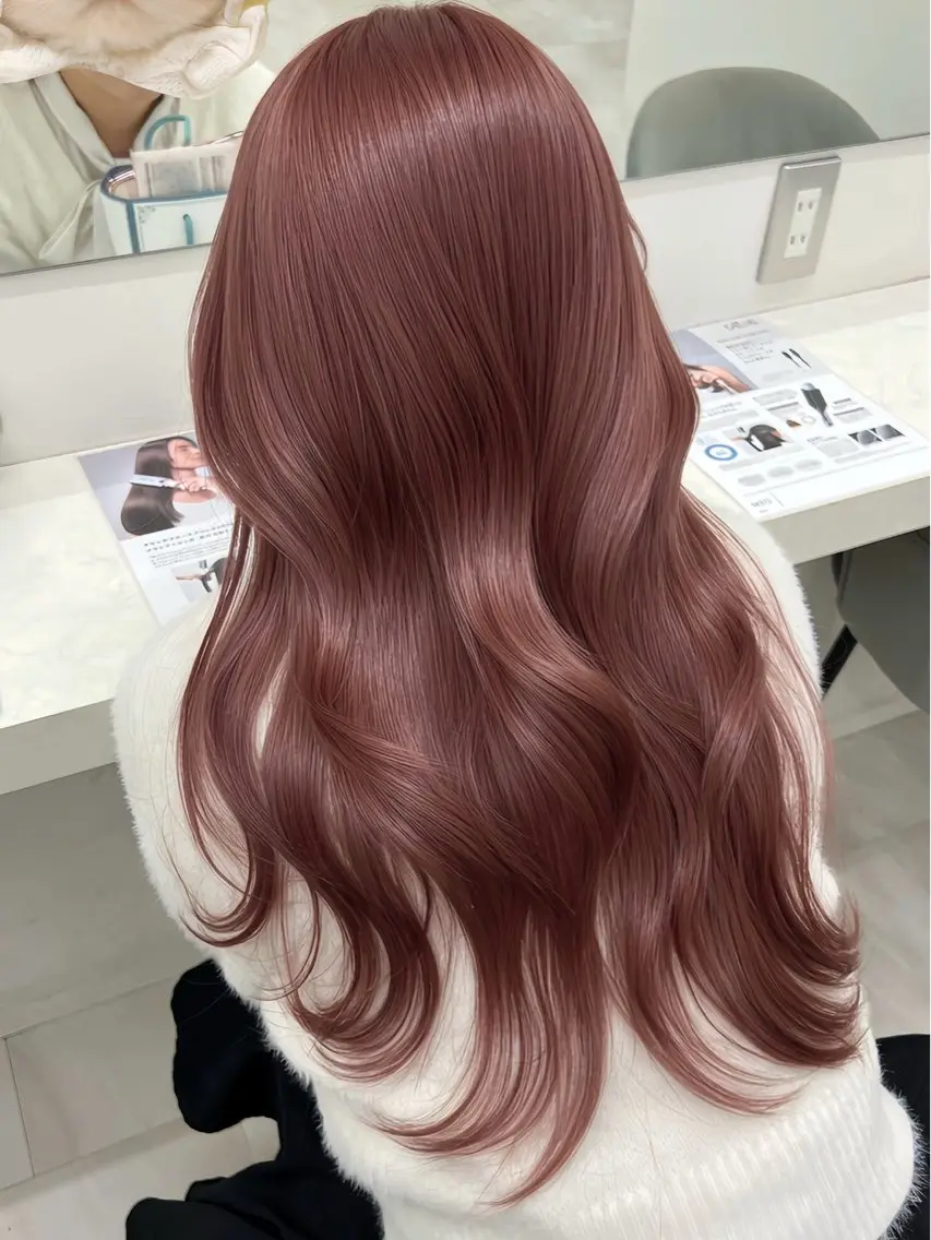 【ブリーチなしダブルカラー】✨️垢抜けカラー+3stepトリートメントの写真
