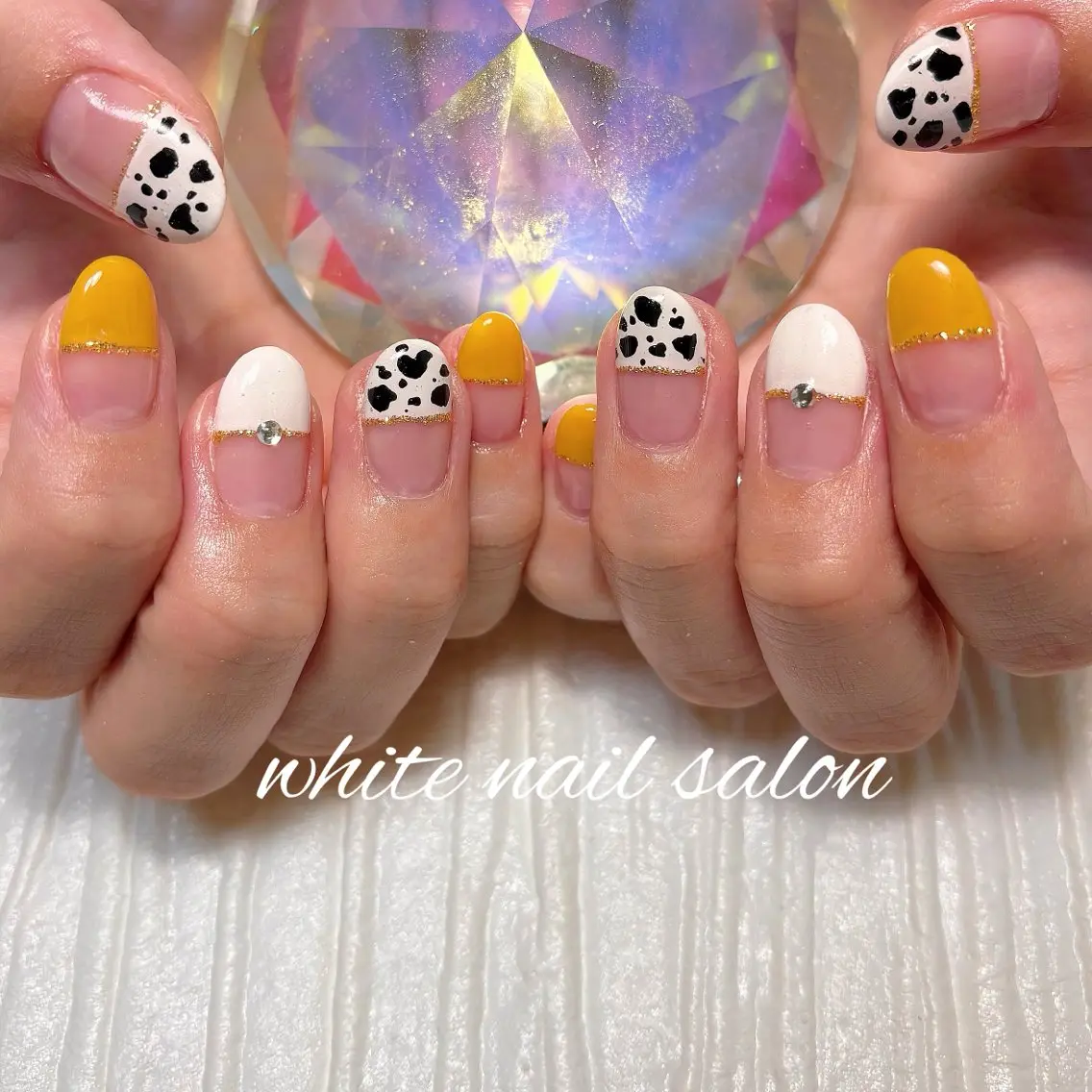 ネイル フットネイル ラメ(グリッター) ハンドネイル white nail salonのネイルデザイン
