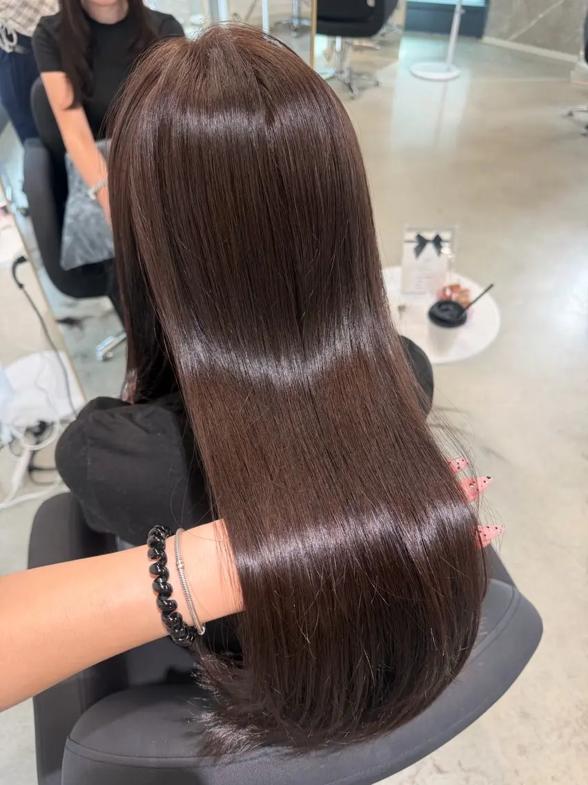 ロング カラー ヘアカラー caho/大阪梅田 韓国ヘア♡のヘアスタイル
