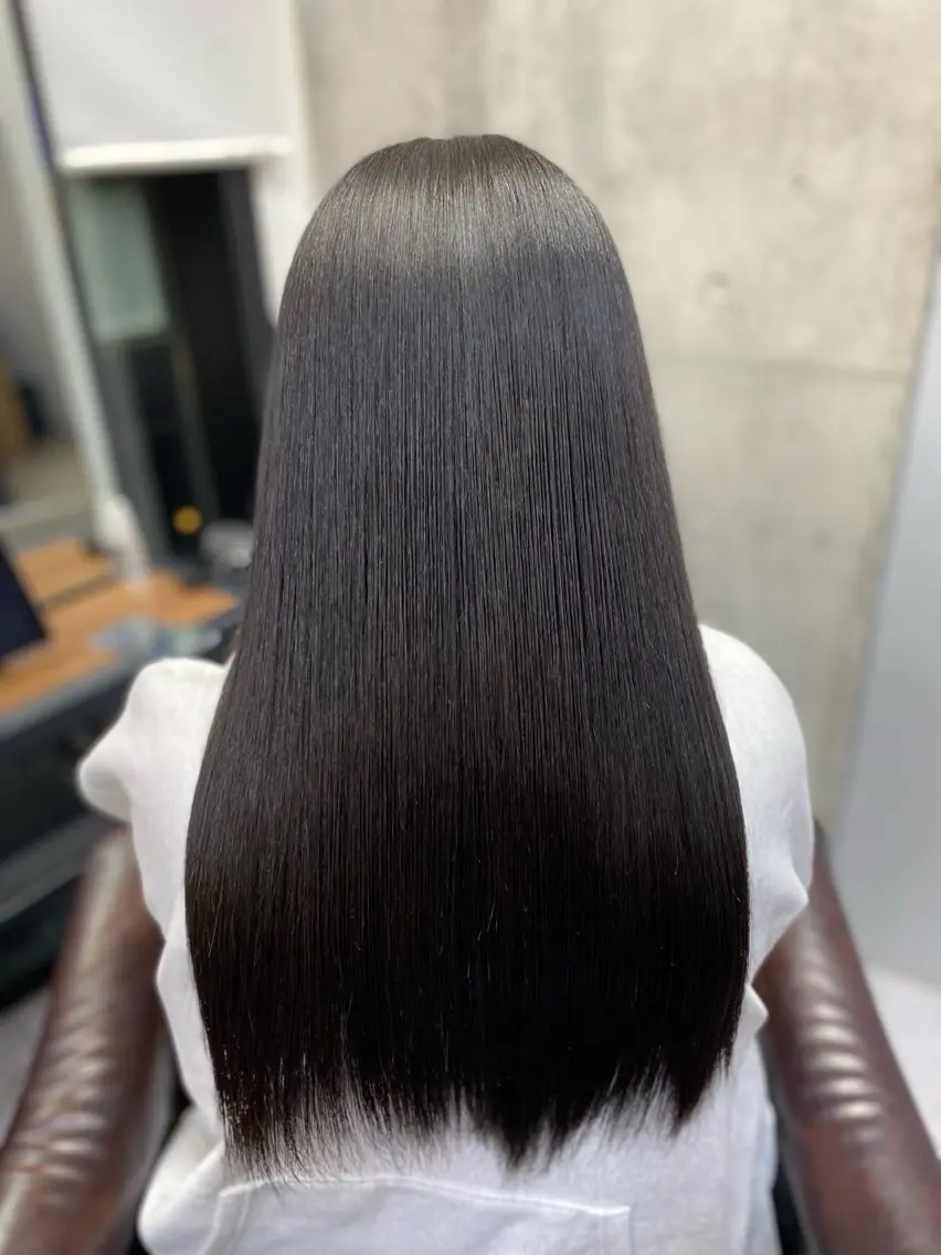 ロング 髪質改善 トリートメント トリートメント 韓国/ワンホンヘア 髪質改善/MaCoのヘアスタイル