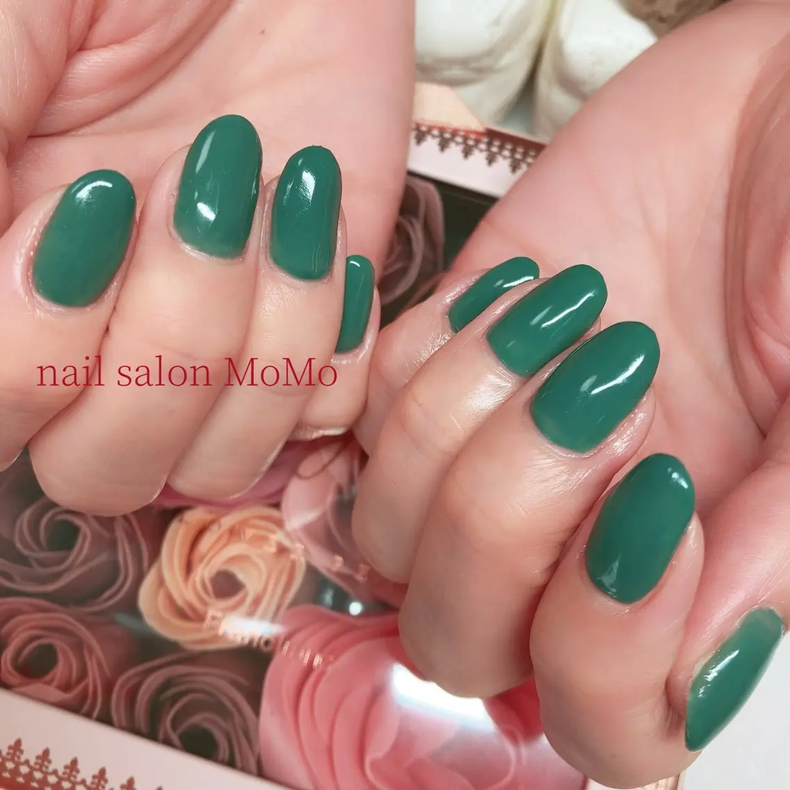ネイル ワンカラーネイル ハンドネイル nail salon MoMoのネイルデザイン