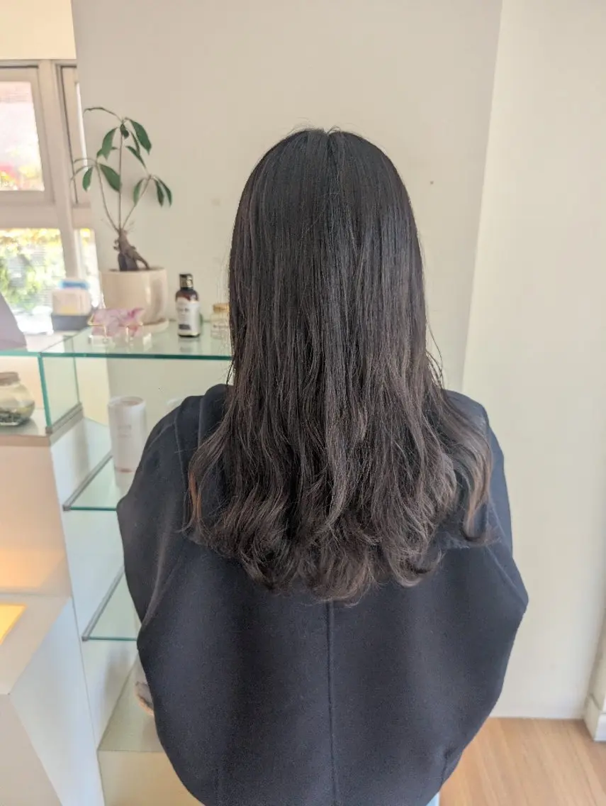 パーマ ロング 大人髪ヘアセット/ 切りたて感なしカットのヘアスタイル