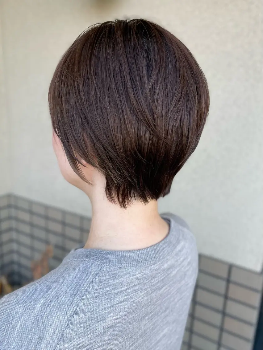 ショート ショートヘア カット 沢田 瞳のヘアスタイル