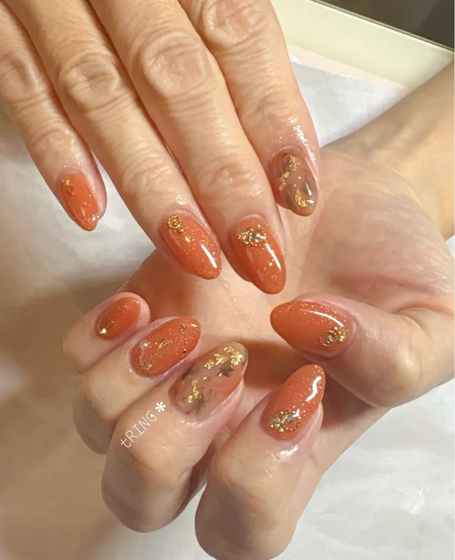 ネイル ハンドネイル tRING* しいの木台のネイルデザイン