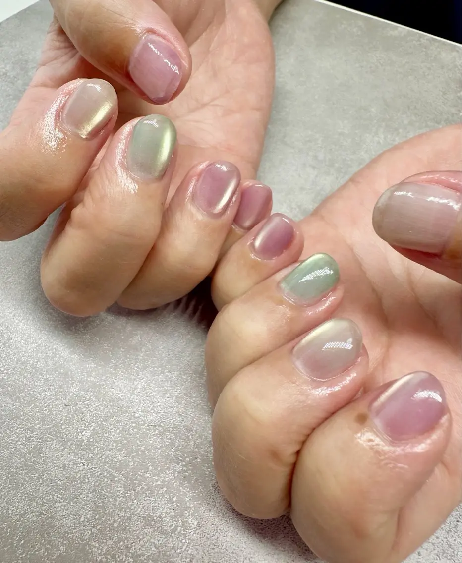 ネイル マグネットネイル ハンドネイル nail salon Linoのネイルデザイン