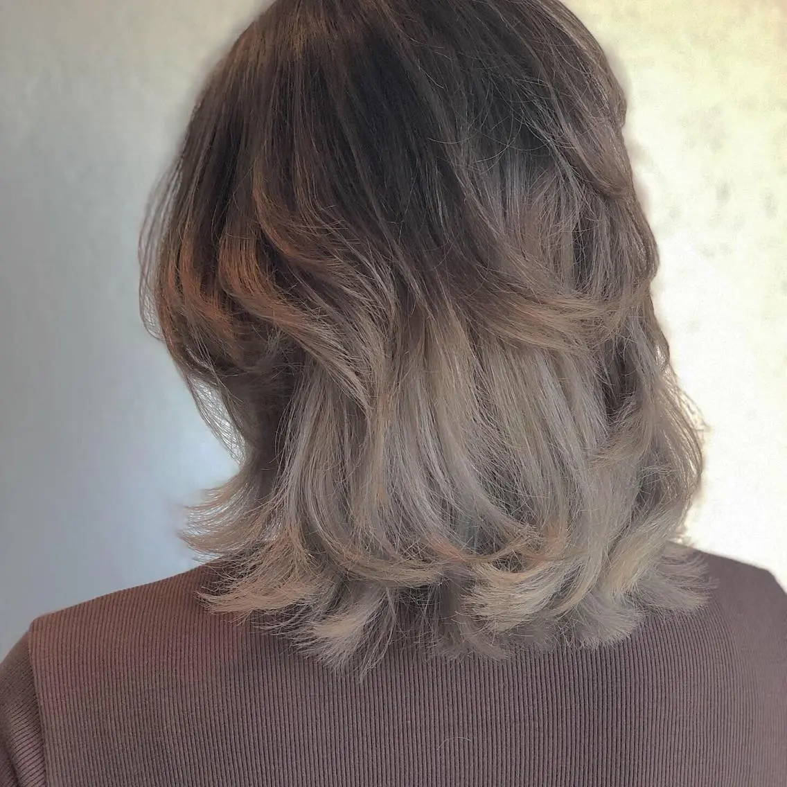 ミディアム カラー 坂元 智信のヘアスタイル
