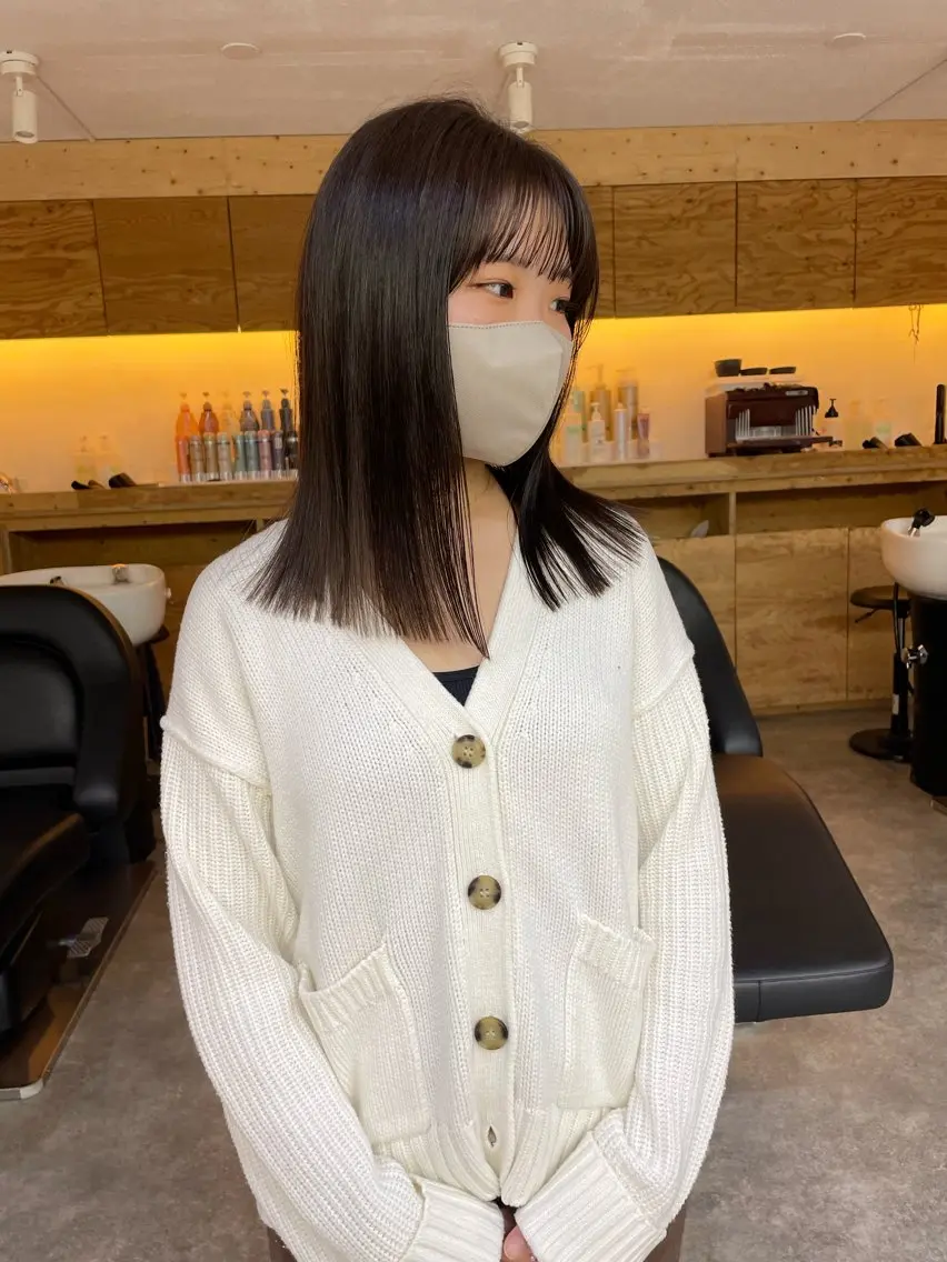 ミディアム sakura🌸 レイヤー/韓国ヘアのヘアスタイル