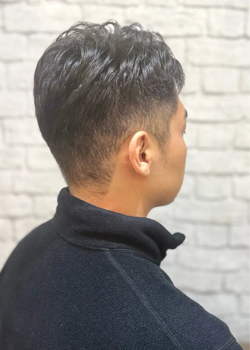 ショート メンズ カット ヘアカラー 💈メンズカット 💈河野透和のヘアスタイル